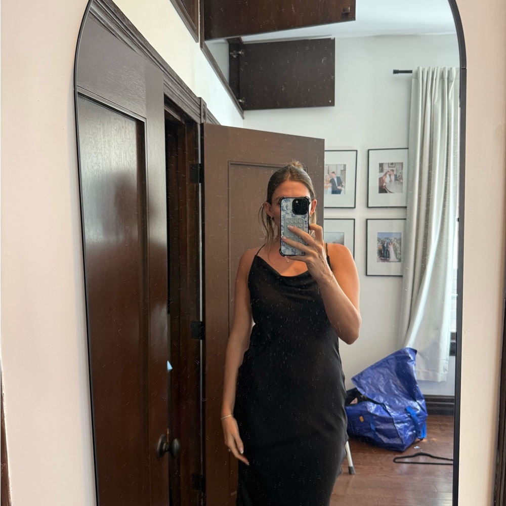 Free People Black Midi Dress